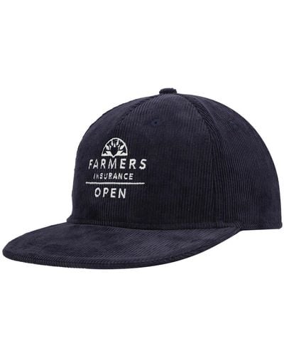 Ahead Farmers Insurance Open Moby Snapback Hat - Blue