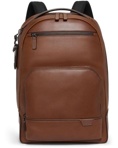 Tumi Harrison Warren Leather Backpack - Brown