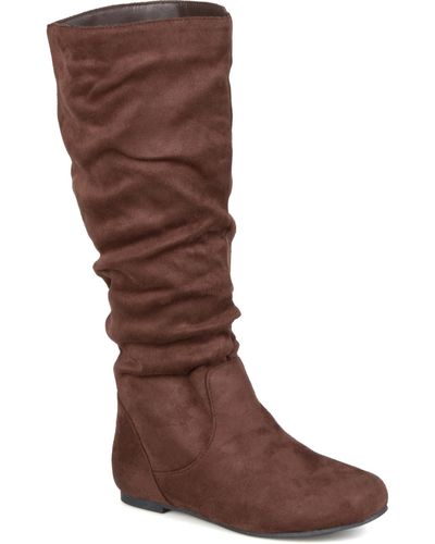 Journee Collection Rebecca Boots - Brown