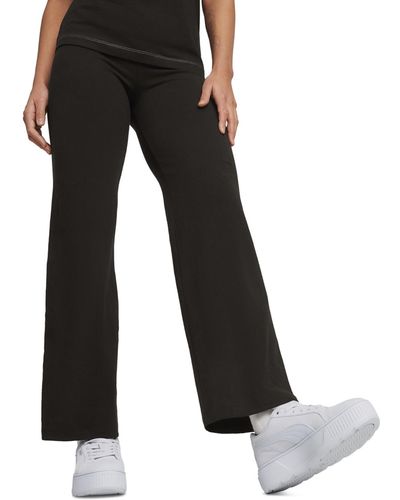 PUMA Essentials Straight Leg Full-length Pants - Black