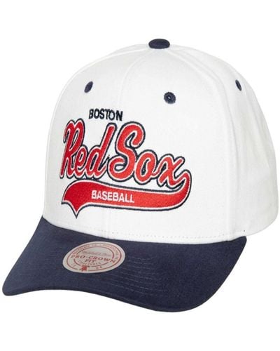 Mitchell & Ness Mitchell Ness Boston Red Sox Cooperstown Collection Tail Sweep Pro Snapback Hat - White
