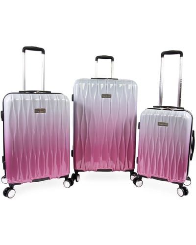 Juicy Couture Printed 3-pc. Hardside luggage Set - Purple