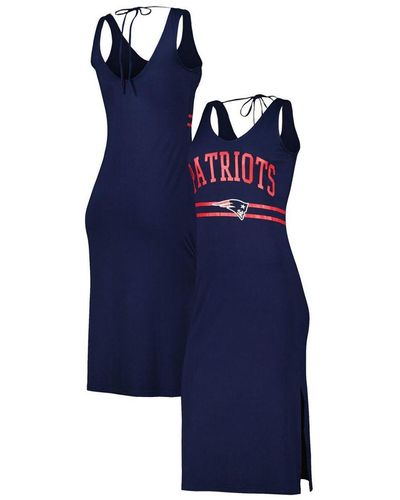 Women's G-iii 4Her by Carl Banks Navy New England Patriots Training V-neck  Maxi Dress - ShopStyle