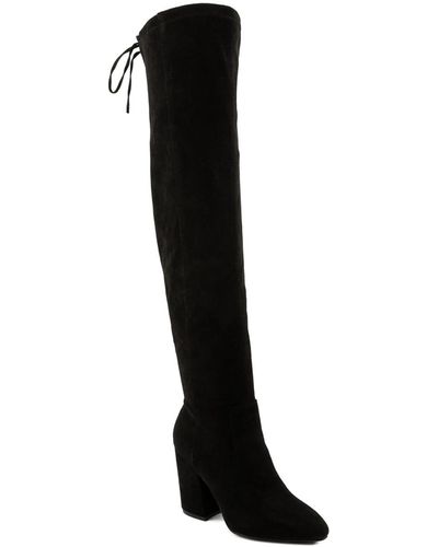 Sugar Evers Over The Knee Boots - Black