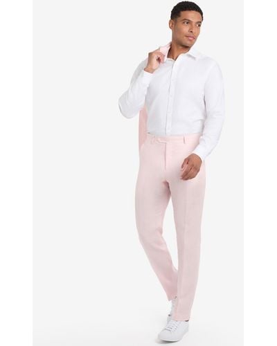 Tommy Hilfiger Modern-fit Linen Pants - Pink