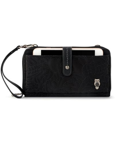 Sakroots Recycled Ecotwill Smartphone Crossbody Wallet - Black