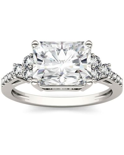 Charles & Colvard Moissanite Radiant Cut Engagement Ring 2-9/10 Ct. T.w. Diamond Equivalent - Metallic