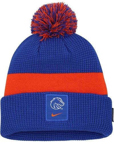 Nike Boise State Broncos Sideline Team Cuffed Knit Hat - Blue