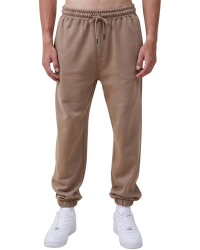 Cotton On Loose Fit Track Pants - Brown