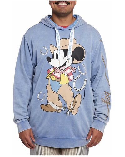 Loungefly Mickey Mouse Western Pullover Hoodie - Blue