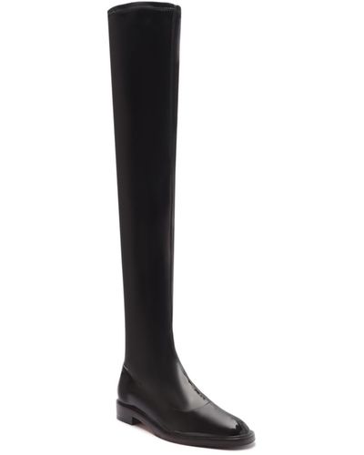 SCHUTZ SHOES Kaolin Over-the-knee Flat Boots - Black