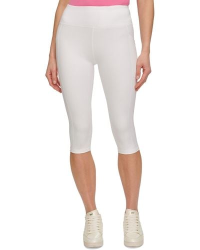 DKNY Sport Balance High-waist Capri leggings - White