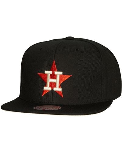 Mitchell & Ness Houston Astros Cooperstown Collection True Classics Snapback Hat - Black