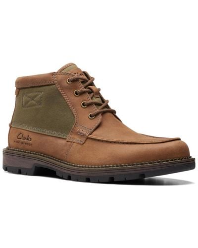 Clarks Collection Maplewalk Moc Boots - Brown