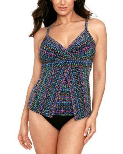 Miraclesuit Cleo Tankini Top Tummy Control Bottoms - Blue