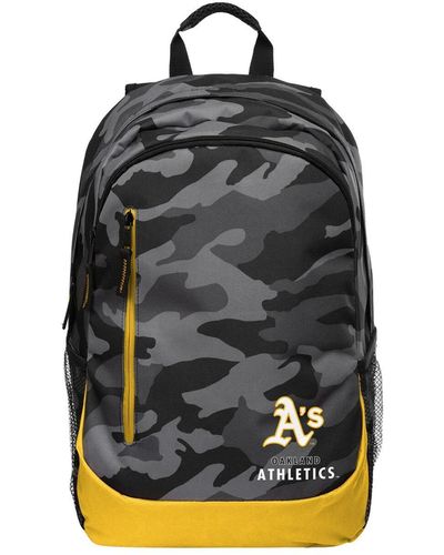 FOCO Oakland Athletics Camo Backpack - Black