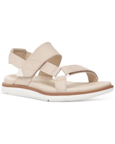 Teva Madera Slingback Flat Sandals - White