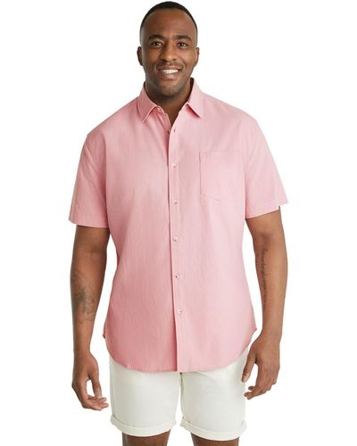 Johnny Bigg Johnny G Cuba Textured Shirt - Pink