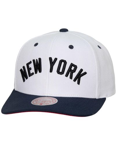 Mitchell & Ness New York Yankees Cooperstown Collection Pro Crown Snapback Hat - White
