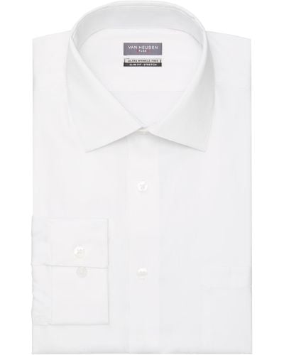 Van Heusen Flex Collar Slim Fit Dress Shirt - White