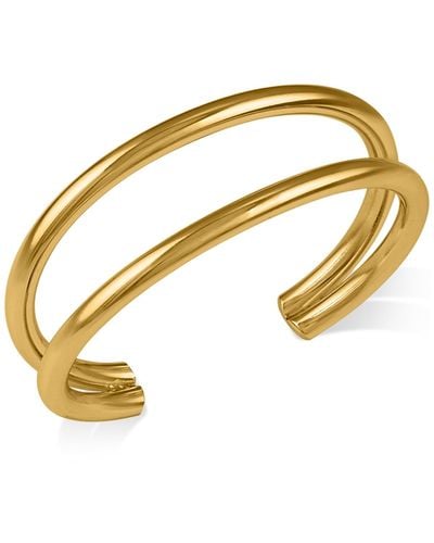 OMA THE LABEL 18k -plated Stainless Steel Double-row Cuff Bracelet - Metallic
