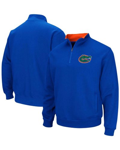 Colosseum Athletics Florida Gators Tortugas Logo Quarter-zip Pullover Jacket - Blue