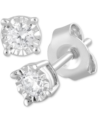Forever Grown Diamonds Lab Grown Diamond Stud Earrings (1/5 Ct. T.w. - White