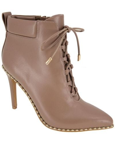 BCBGeneration Hinna Lace Up Bootie - Brown
