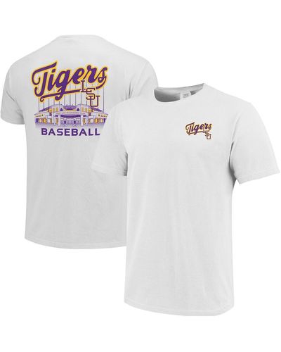 Image One Lsu Tigers Alex Box Stadium Baseball T-shirt - White