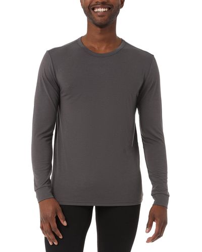 32 Degrees Heat Plus Long-sleeve Thermal Shirt - Gray