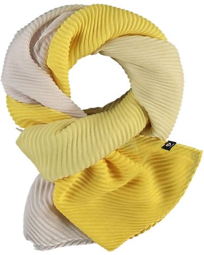 Fraas Ombre Plisse Scarf - Yellow