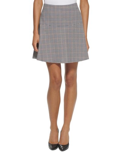 Tommy Hilfiger Printed Skirt - Gray