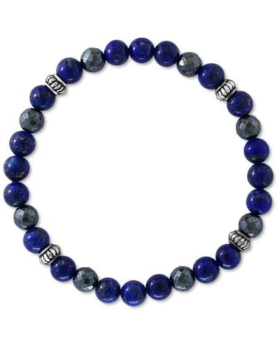 Effy Effy Lapiz Lazuli & Hematite Bead Stretch Bracelet - Multicolor