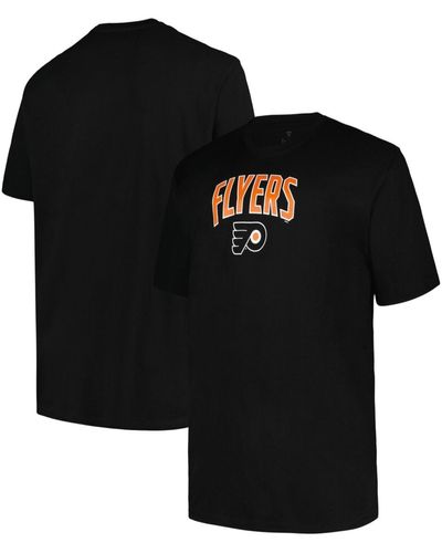 Profile Philadelphia Flyers Big Tall Arch Over Logo T-shirt - Black