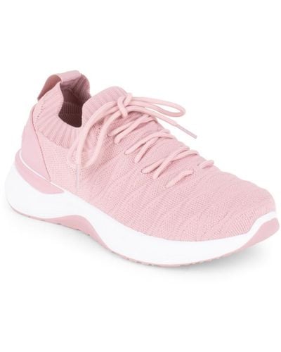 Danskin Stability Lace Up Sneaker - Pink