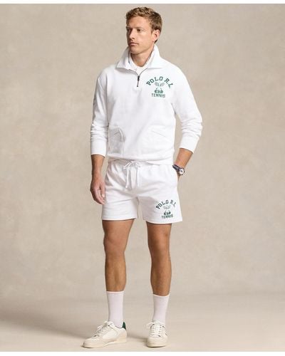 Polo Ralph Lauren Wimbledon 2024 Fleece Shorts - White
