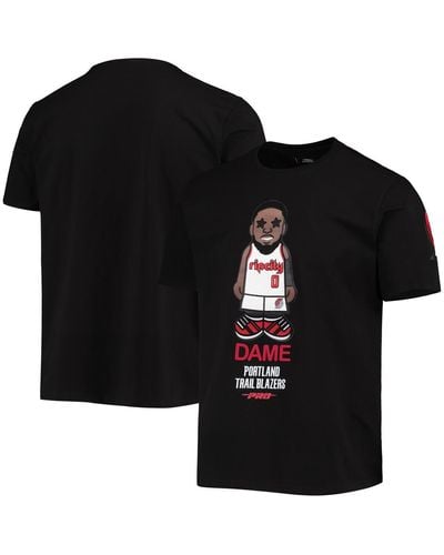 Pro Standard Damian Lillard Portland Trail Blazers Caricature T-shirt - Black