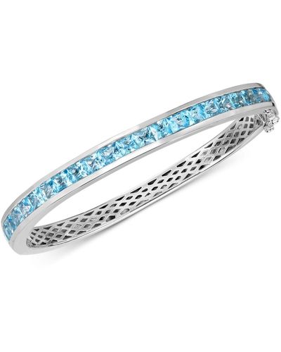 Macy's Gemstone Bangle Bracelet (9 Ct. T.w. - Blue