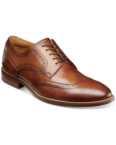 Florsheim Ruvo Wingtip Oxford Dress Shoes - Brown