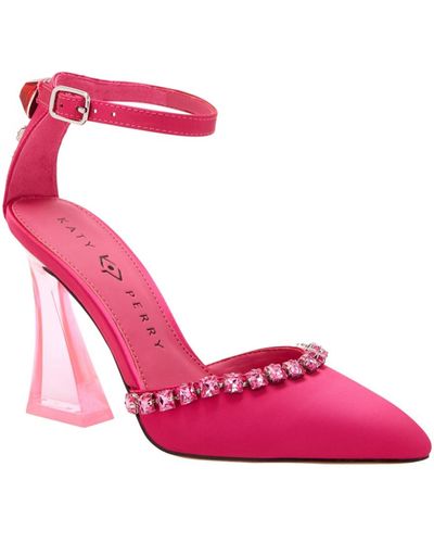 Katy Perry The Lookerr Closed Toe Lucite Heel Pumps - Pink