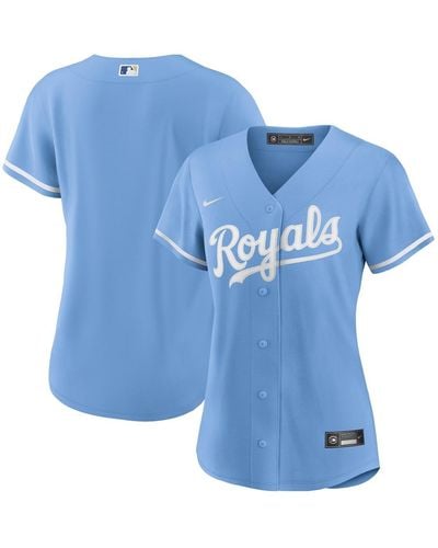 Nike Kansas City Royals Alternate Replica Team Logo Jersey - Blue