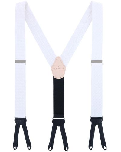 Trafalgar Andora 35mm Formal Suspenders - White