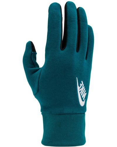 Nike Club Fleece 2.0 Embroidered Logo Tech Gloves - Blue