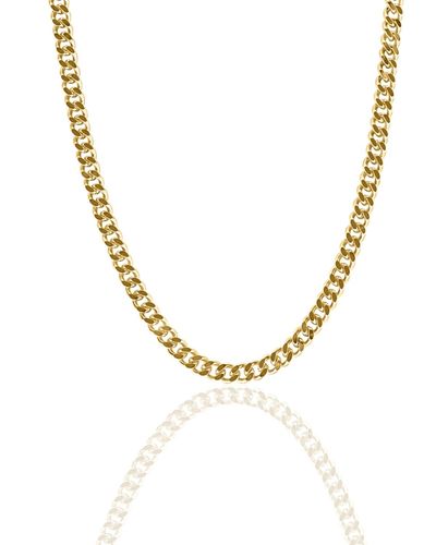 OMA THE LABEL Cuban Link Collection Necklace - Metallic