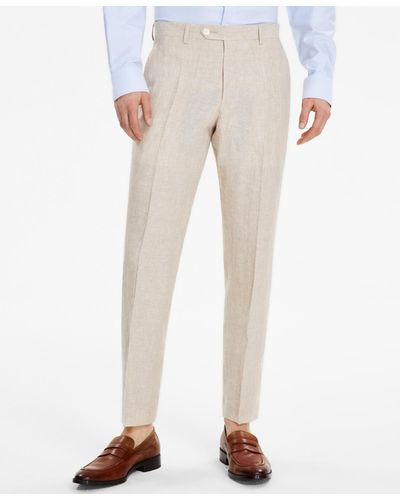 Tommy Hilfiger Modern-fit Linen Pants - Natural