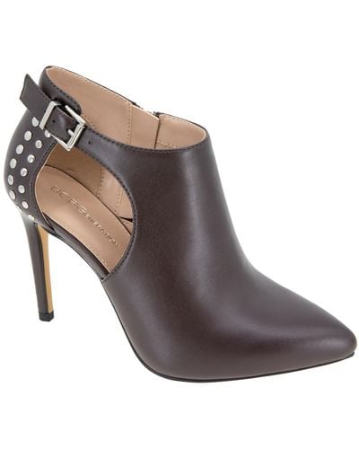 BCBGeneration Hibano Inside Zipper Ankle Bootie - Brown