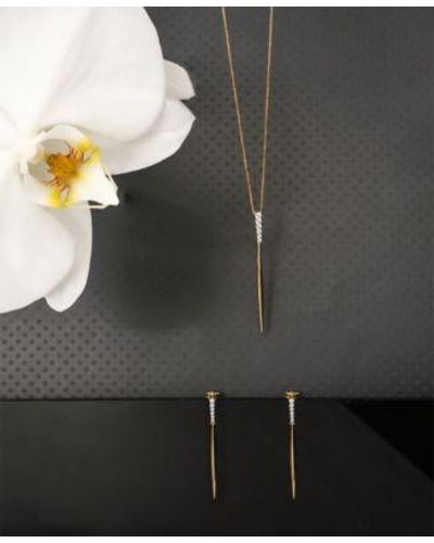 Wrapped in Love Diamond Drop Earrings Necklace Collection In 14k Gold Created For Macys - Black