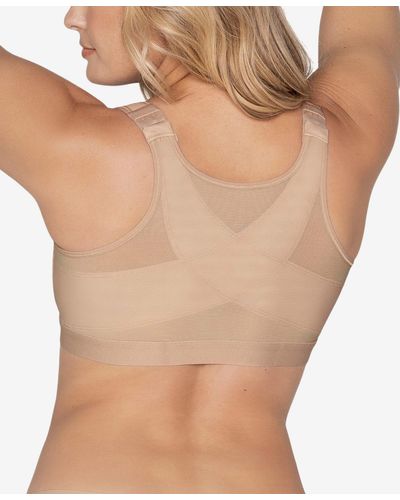 Leonisa Back Support Posture Corrector Wireless Bra with Contour