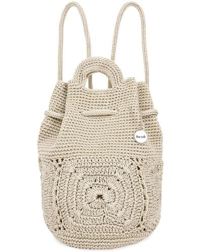 The Sak Dylan Crochet Small Backpack - White