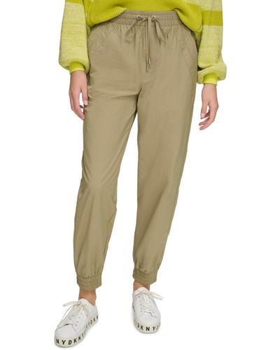 DKNY Tie-waist Pull-on jogger Pants - Green